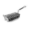 TOMYEUS French Fry Chips Baskets Stainless Steel Frying Basket Multi-Cell Fry Basket Tortilla Mold Rack Special Tools for Tacos (4 Cells / 6 Cells / 8 Cells) Kitchen Cooking Tools (Size : 8 Cells) view 1