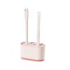 TOMYEUS Toilet Brush Toilet Brush Household Toilet Brush Cleaning Toilet Wall-Mounted Toilet Brush Toilet Toilet Brush Toilet Accessories (Color : Pink) view 1