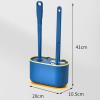 TOMYEUS Toilet Brush Toilet Brush Household Toilet Brush Cleaning Toilet Wall-Mounted Toilet Brush Toilet Toilet Brush Toilet Accessories (Color : Pink) view 2