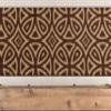 ORFA HOME Custom Length, Non Slip Modern Diamond Pattern Runner Rug Mat for Entry Hallway Kitchen Laundry, 26 inch x 40 feet, Brown view 4