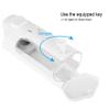 Alvinlite Wall Mounted Plastic Soap Dispenser, Manual Dispenser Push-Type Liquid Bottle Soap Dispenser for Kitchen Bathroom Reusable view 3