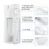 Alvinlite Wall Mounted Plastic Soap Dispenser, Manual Dispenser Push-Type Liquid Bottle Soap Dispenser for Kitchen Bathroom Reusable view 4