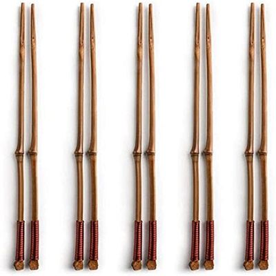 Chopsticks reusable Anti-slip dishwasher safe Japanese Style Purple Bamboo And Phoebe Bamboo Chopsticks, Natural Unpainted Environmentally Friendly Bamboo Sticks Chopsticks, 5 Pairs