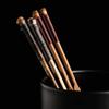 Chopsticks reusable Anti-slip dishwasher safe Japanese Style Purple Bamboo And Phoebe Bamboo Chopsticks, Natural Unpainted Environmentally Friendly Bamboo Sticks Chopsticks, 5 Pairs view 4