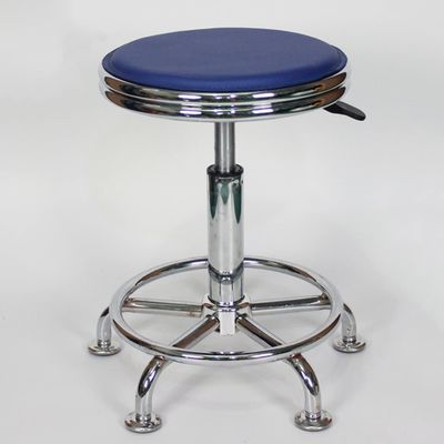 Multi-Purpose Rolling Stool Height Adjustable Swivel Stool with Wheels and Foot Rest Round Adjustable Work Stool, for Home Kitchen Medical Office Salon Drafting Spa ( Color : Blue , Size : Type C )