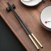 Chopsticks reusable Anti-slip dishwasher safe Reusable Chopsticks, Chopsticks Wear-Resistant Non-hot Wood Handmade Chopsticks Household Chopsticks Set Safe Chop Sticks Gift Set view 1