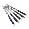 Chopsticks reusable Anti-slip dishwasher safe Reusable Chopsticks, 10Pair Non-Slip Solid Wood Silver Iron Alloy Stainless Steel Chopsticks Sushi Colorful Chopsticks Safe Chop Sticks Gift Set view 1