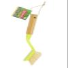 Mr Handy Bamboo Angled Handle Cleaning Brush with Scrapper view 1