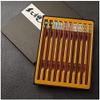 Chopsticks reusable Anti-slip dishwasher safe Natural Red Sandalwood Chopsticks Set, No Paint, No Wax, Gift Box, Non-Slip 5 Pairs / 24.5cm Chopsticks (Size : 5 pairs) view 4