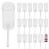 DOITOOL 30 Pack Cake Push Pop Containers with Lids Clear Plastic view 1