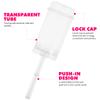DOITOOL 30 Pack Cake Push Pop Containers with Lids Clear Plastic view 4