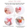 40 PCS Laser Cut Butterfly Cupcake Toppers - 3D Butterfly Cake Decorations for Fairy Theme Baby Shower Wedding Kids Birthday Party Wall Sticker Decorations Supplies Red view 2