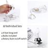 Factory Direct Craft Set of 24 White Electric Clip-in Accessory Bulb Cords for Accenting, Crafts, and Displays view 4