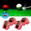 Alvinlite Pool Cue Straightness Checker, 2PCS Concentricity Straightening Calibrator Tool Billiards Club Straightening Calibrator, red Billiard view 4