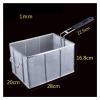 French Fry Chips Baskets Stainless Steel Frying Basket Frying Net Electric Fryer Frying Net Pot French Fries Chicken Chop Frying Basket Home Restaurant Assistant Kitchen Cooking Tools (Color : 05) view 2