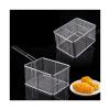 French Fry Chips Baskets Stainless Steel Frying Basket Frying Net Electric Fryer Frying Net Pot French Fries Chicken Chop Frying Basket Home Restaurant Assistant Kitchen Cooking Tools (Color : 05) view 4
