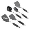 Anolon SureGrip Gadgets Nonstick Utensil Kitchen Cooking Tools Set, 5 Piece, Graphite view 1