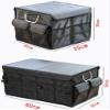 WANGZHENG Car Trunk Organizer Foldable Trunk Bag Car Storage Box,Trunk Storage Box,Foldable Car Storage Box-Orange||35 * 35 * 30cm view 2