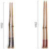 Chopsticks reusable Anti-slip dishwasher safe Japanese-Style Bamboo Chopsticks With Natural Creative Personality, Asian Tableware, 5 Pairs Chopsticks (Color : Bamboo) view 2