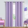 Mrs.Naturall Light Purple Curtains for Teen Girl Room Decor 84 Inch Length 2 Panels Set Blackout Lavender Curtains for Bedroom Girls Nursery Lilac 42x84 Inches Long view 1