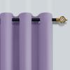 Mrs.Naturall Lavender Curtains for Bedroom Girls,Blackout Room Darkening Lilac Curtains for Kids Room Decor Nursery,2 Panels Set,63 Inch Length,Light Purple view 3