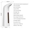 NICHANGHUA 400ML Automatic Soap Dispenser Hands-Free Non-Contact Bathroom Dispenser Sensor Kitchen Liquid Soap Dispenser (Color : Gold Plating) view 3