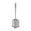 TOMYEUS Toilet Brush Long Handle Toilet Brush Household Toilet Wash Toilet Brush Cleaning Set Toilet Brush with Base Set Toilet Accessories (Color : Gray) view 1