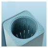 TOMYEUS Toilet Brush Long Handle Toilet Brush Household Toilet Wash Toilet Brush Cleaning Set Toilet Brush with Base Set Toilet Accessories (Color : Gray) view 4