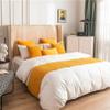 Bed Runners for Foot of Bed Thicken Dutch Velvet Quilted Bed Scarves Cover Mat Pleated Triangle Bed Throw for Queen Double Single King Size Bed end Towel, 45 * 180cm view 1