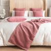 Bed Runners for Foot of Bed Thicken Dutch Velvet Quilted Bed Scarves Cover Mat Pleated Triangle Bed Throw for Queen Double Single King Size Bed end Towel, 45 * 240cm view 4