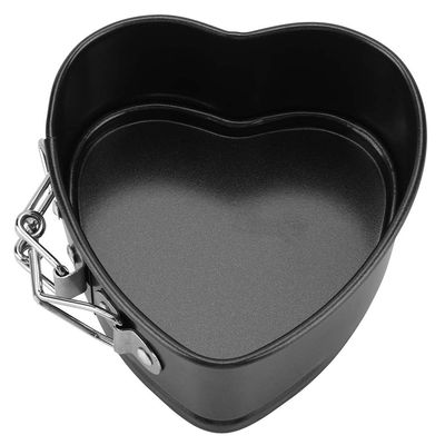 Alvinlite Cake Mold with Removable Bottom Non-stick Baking Mold Heart-shaped 4 Inch Cake