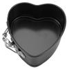 Alvinlite Cake Mold with Removable Bottom Non-stick Baking Mold Heart-shaped 4 Inch Cake view 1
