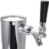Beer Tower Dispenser Drink Dispenser Stainless Steel Juice Beer Draft Dispenser Single Faucet Drink Water Tank Tower Beer Tower Bar Tool view 3