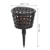 50 Pcs Brown Plastic Fertilizer Mesh Basket with Lid Planting Food Net Pot Garden Nutrition Cups for Succulent, Orchid, Bonsai Fertilizer view 2