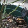 50 Pcs Brown Plastic Fertilizer Mesh Basket with Lid Planting Food Net Pot Garden Nutrition Cups for Succulent, Orchid, Bonsai Fertilizer view 3