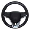 MUEdie for Chevrolet Cruze 2009 2014 Aveo Orlando Holden Cruze Ravon R4 Car Steering Wheel Cover Carbon Fiber Black Leather view 1