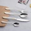 16 Piece Silverware Set for 4 Flatware Sets With Flower Pattern Include Knife Spoon Fork Teaspoon Stainless Steel Cutlery Utensil Mirror Polished view 1