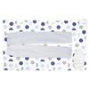 Encasa XO Ironing Mat/Pad (Large 48"x28") with 3mm Padding & Silicone Iron Rest for Steam Pressing on Tabletop or Bed - Heat Resistant, Portable, Quilting & Travel Blanket - Blue Moon view 1