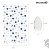 Encasa XO Ironing Mat/Pad (Large 48"x28") with 3mm Padding & Silicone Iron Rest for Steam Pressing on Tabletop or Bed - Heat Resistant, Portable, Quilting & Travel Blanket - Blue Moon view 4