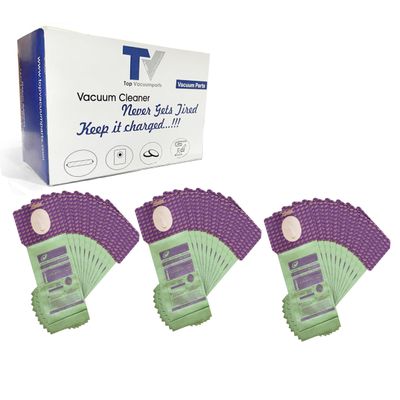 30 Pack 103483 Micro Filter Vacuum Bags Compatible For ProTeam 3.25 Quart Upright Vacuum, For ProForce 1200XP and 1500XP, Replace Part #103483 (1500 Series Bags)