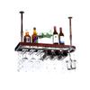 SENNIAN European Solid Wood Wine Rack Wine Glass Holder Hanging Home Bar Counter Wine Cabinet Upside Down Goblet Holder Home Decoration view 1