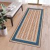 Modern Washable Kitchen Rug Runners, Non-Slip Bedroom Area Rug Indoor Hall/Living Room/Entryway/Stair Runner Carpet 60cm/70cm/80cm/100cm Wide (Size : 2.3 ft x 14.8 ft) view 1