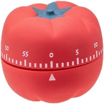 Creative Timer,Kitchen Timer, Colored Tomatoes Timers60 MinutesMechanical Kitchen Cooking Timer Clock Loud Alarm Counters Manual Timer (Color : Orange) (Color : Red)