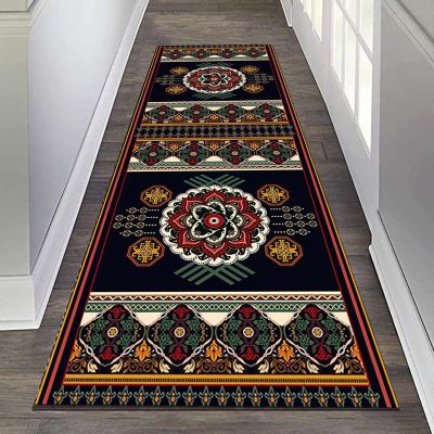 Narrow Runner Rug for Corridor/Kitchen/Bedroom/Living Room Entryway/Stair, Indoor Outdoor Long Carpet Runner for Hallways, 1m/2m/3m/4m/5m/6m Length (Size : 2.6 ft x 11.5 ft)
