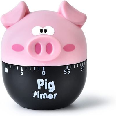 Creative Timer,Kitchen Timer, Waterproof Timer,This Product Can Help You Very Well, Timers Kitchen Timer For Cooking, Up To 60 Minutes (Color : Pink) (Color : Pink)
