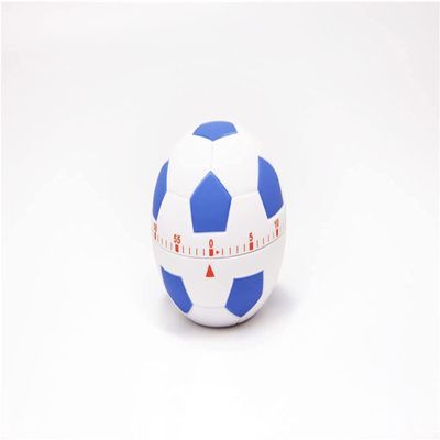 Creative Timer,Kitchen Timer, Football Timer,Time Cooking Time,60-Minute Wind Up Dial 360 Rotating CountdownMechanical Kitchen Timer (Color : Yellow) (Color : White)