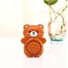 Creative Timer,Kitchen Timer, Cartoon Mechanical Bear Timer,Time Cooking Time,60-Minute Wind Up Dial 360 Rotating CountdownMechanical Kitchen Timer (Color : Yellow) (Color : Brown) view 1