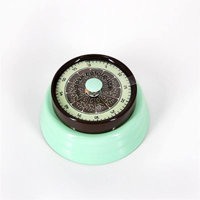 Creative Timer,Kitchen Timer, Lemon Timer,Time Cooking Time 60-Minute Wind Up Dial 360 Rotating CountdownMechanical Kitchen TimerMagnetic Attraction (Color : Purple) (Color : Green)
