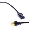 Cable Power Cord 6.6ft / 2m for PRECOR Precor EFX546 Elliptical Trainer view 1