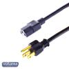 Cable Power Cord 6.6ft / 2m for PRECOR Precor EFX546 Elliptical Trainer view 3
